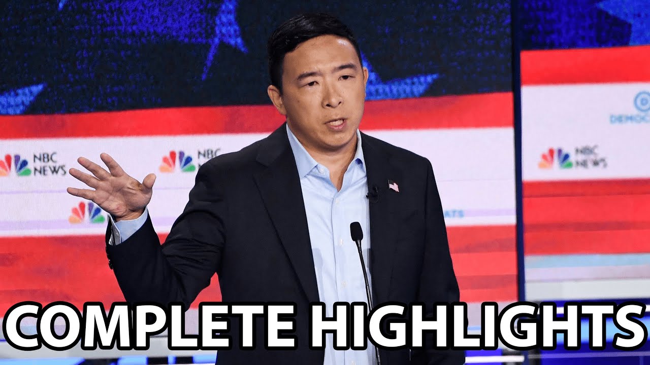 Andrew Yang First Democratic Debate Full Highlights | June 27th Every Clip