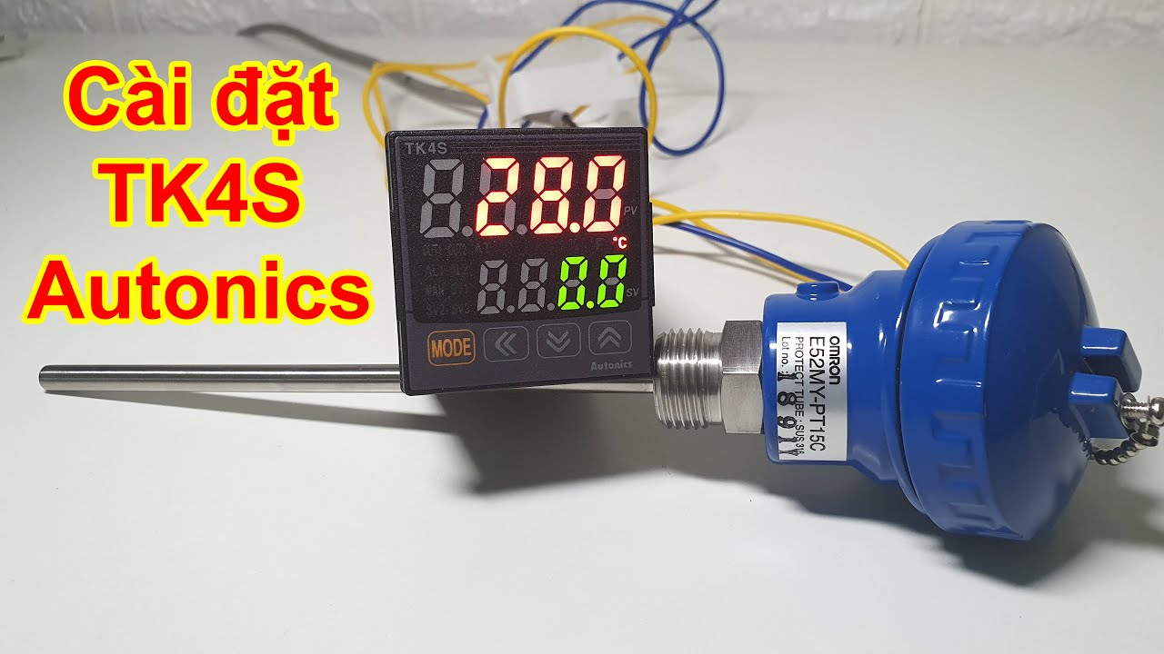 Cài đặt bộ điều khiển nhiệt độ Autonics TK4S-R4CN | Analog transmission output.
