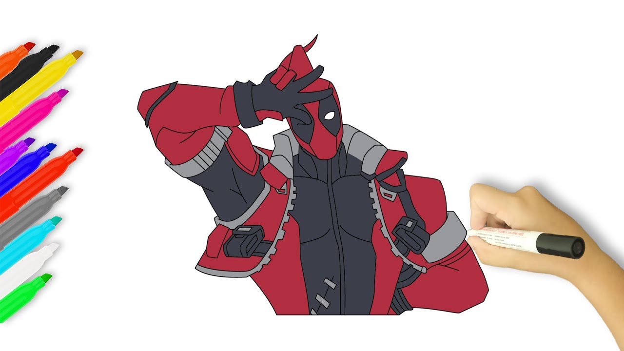 How to Draw Deadpool | Marvel Rivals