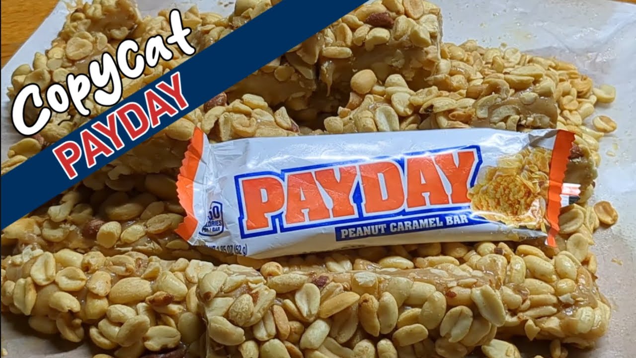Homemade PAYDAY Candy Bars / 