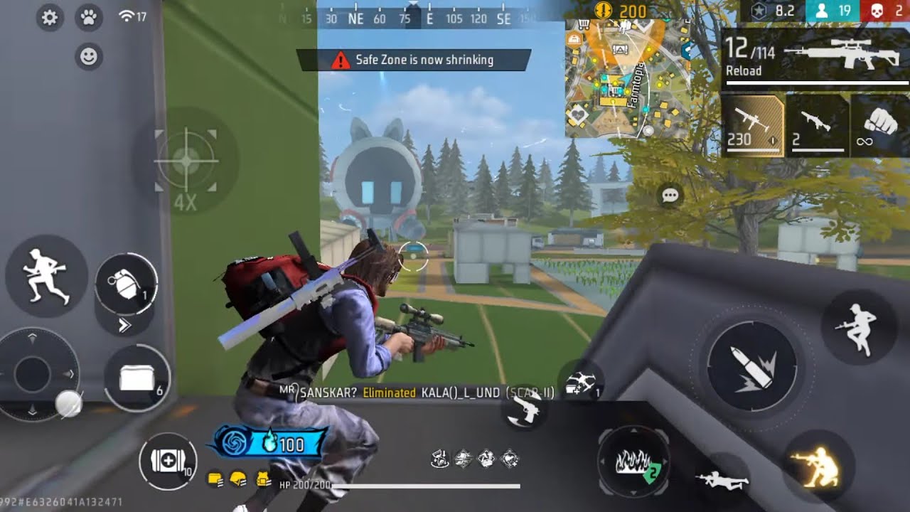 Day-76🪂🪂 HEADSHOT FREE FIRE BR RANK FULL GAMEPLAY 🎯 HOW TO PLAY FREE FIRE 🔥 NOOB TO PRO 😎