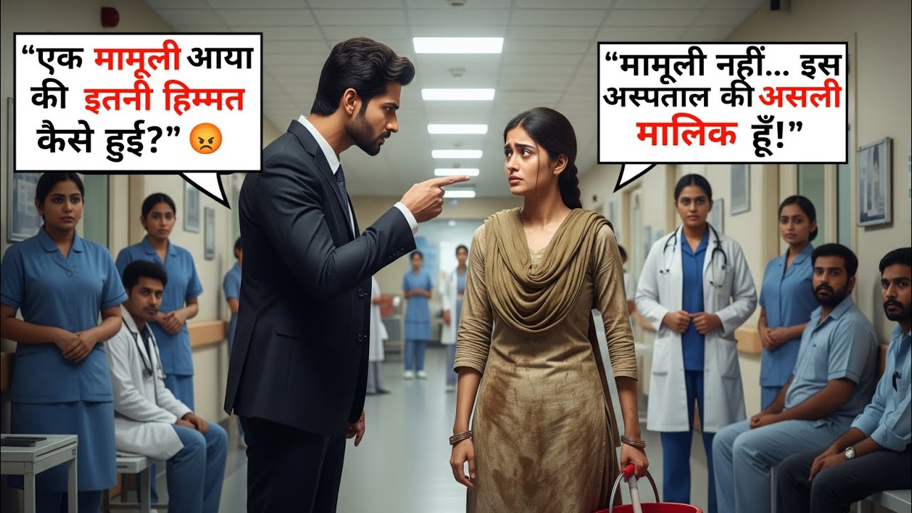 बाप अस्पताल का मालिक… बेटी बनी स्वीपर!पहचान न जानकर मैनेजर ने जो किया | Heart Touching Story