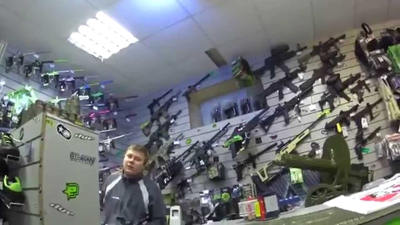 Поход в пейнтбольный магазин APG Paintball Shop