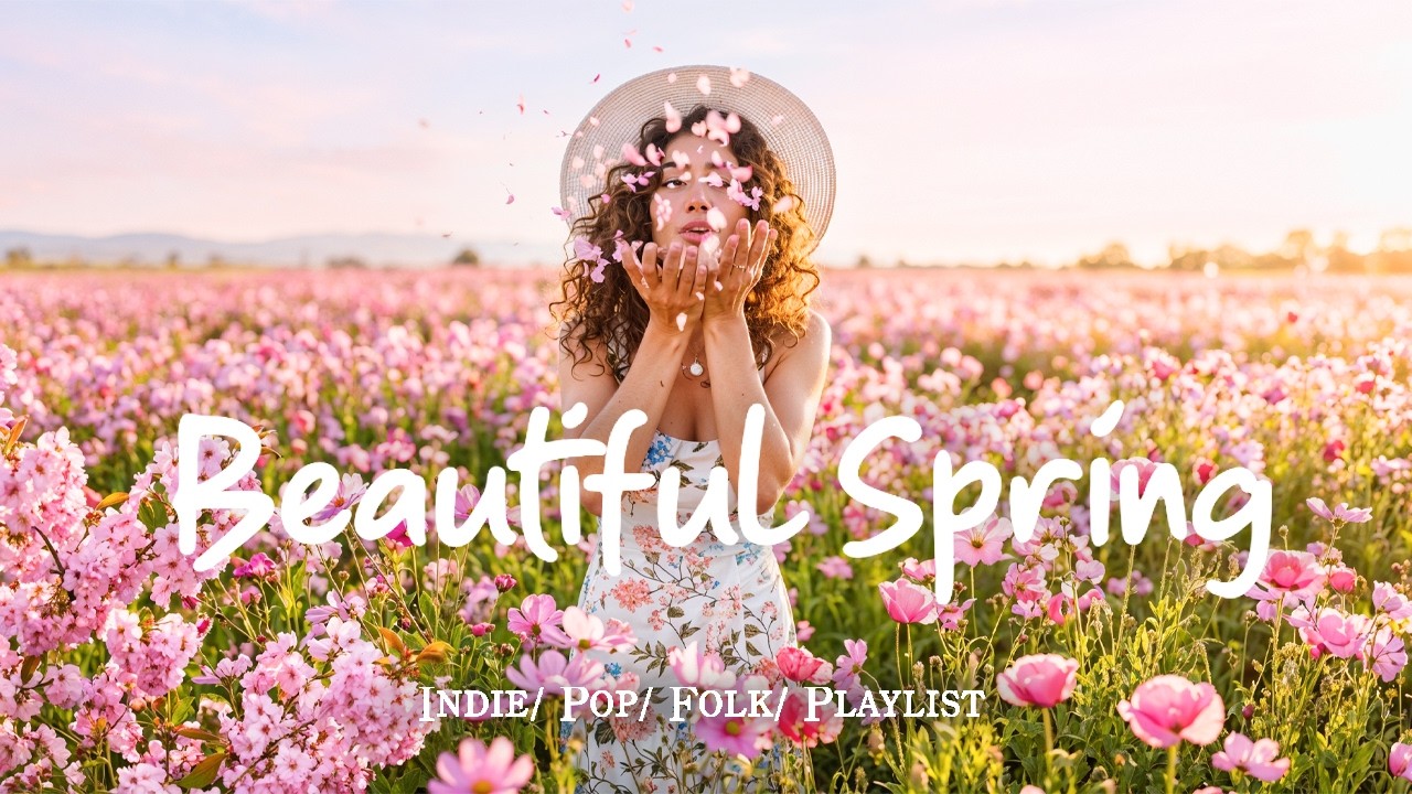 Прекрасная весна 🌸 Уютная музыка, которая поднимает настроение, в формате 4K UHD для тел #индимузыка