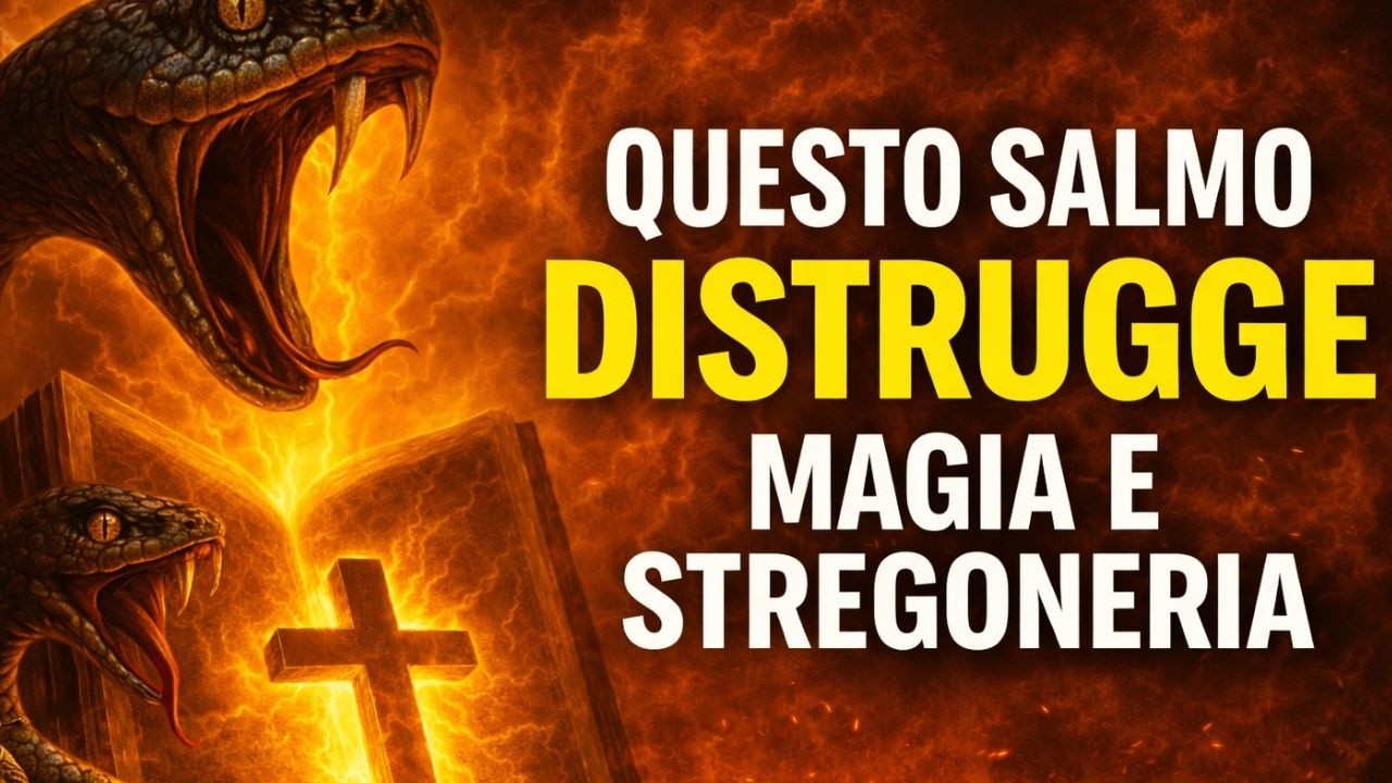 SOLO QUESTO SALMO distrugge l'invidia, la stregoneria, la magia e il voodoo dalla tua vita oggi.