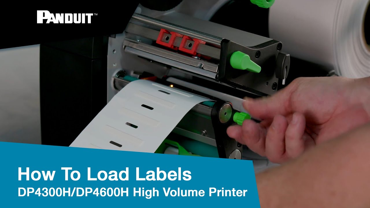 How To Load Labels – DP4300H/DP4600H High Volume Printer