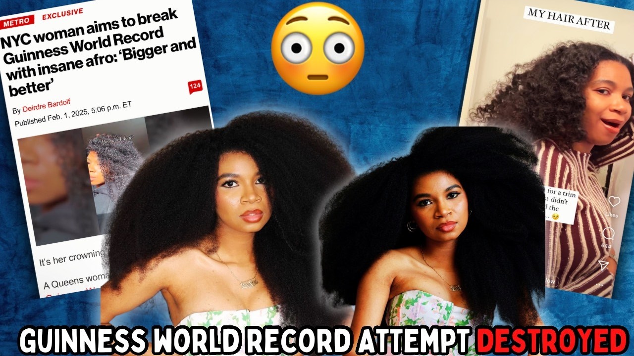 Hairstylist SABOTAGES Woman's Attempt At GUINNESS WORLD RECORD By CUTTING HER HAIR OFF