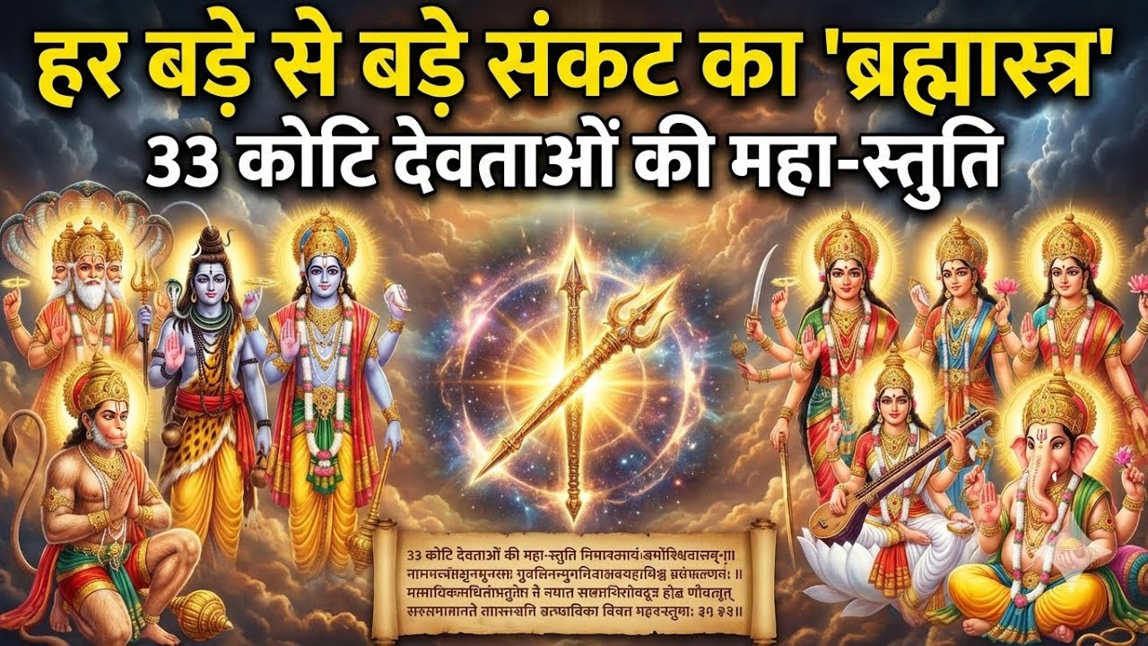 हर बड़े से बड़े संकट का 'ब्रह्मास्त्र' 33 कोटि देवताओं की महा-स्तुति