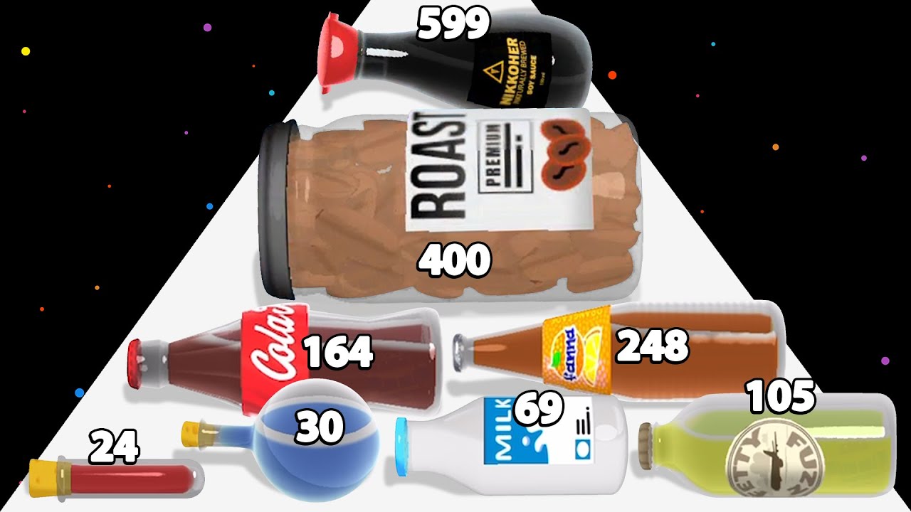 FRAGILE ROLL 3D - Level Up Bottle Max Level (Satisfying ASMR Gameplay)