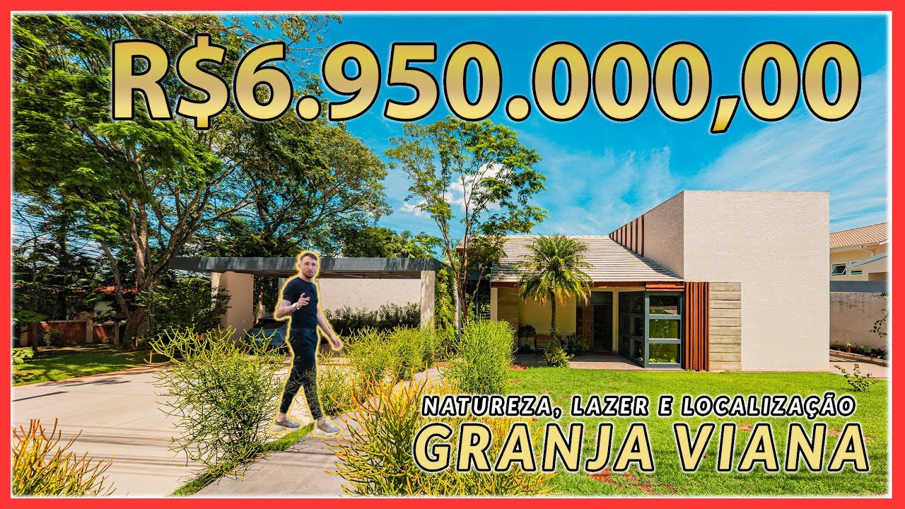 MANSÃO NA MELHOR LOCALIZAÇÃO DA GRANJA VIANA