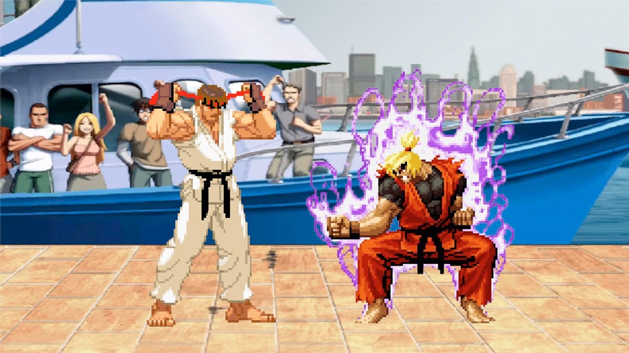 MASTER GOD RYU VS DRAGON KEN