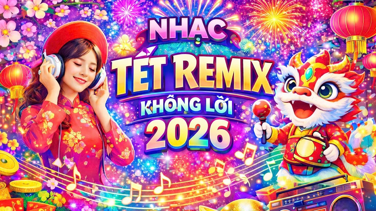 🌼🎶 Nhạc Xuân Remix Không Lời 2026 – Giai Điệu Tết Trẻ Trung, Sôi Động