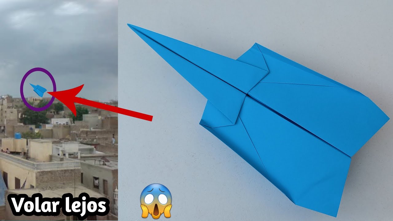Cómo Este aLAvión de Papel Vuela Tan Lejos |El mejor Avión de Papel que Vuela Lejos siempre