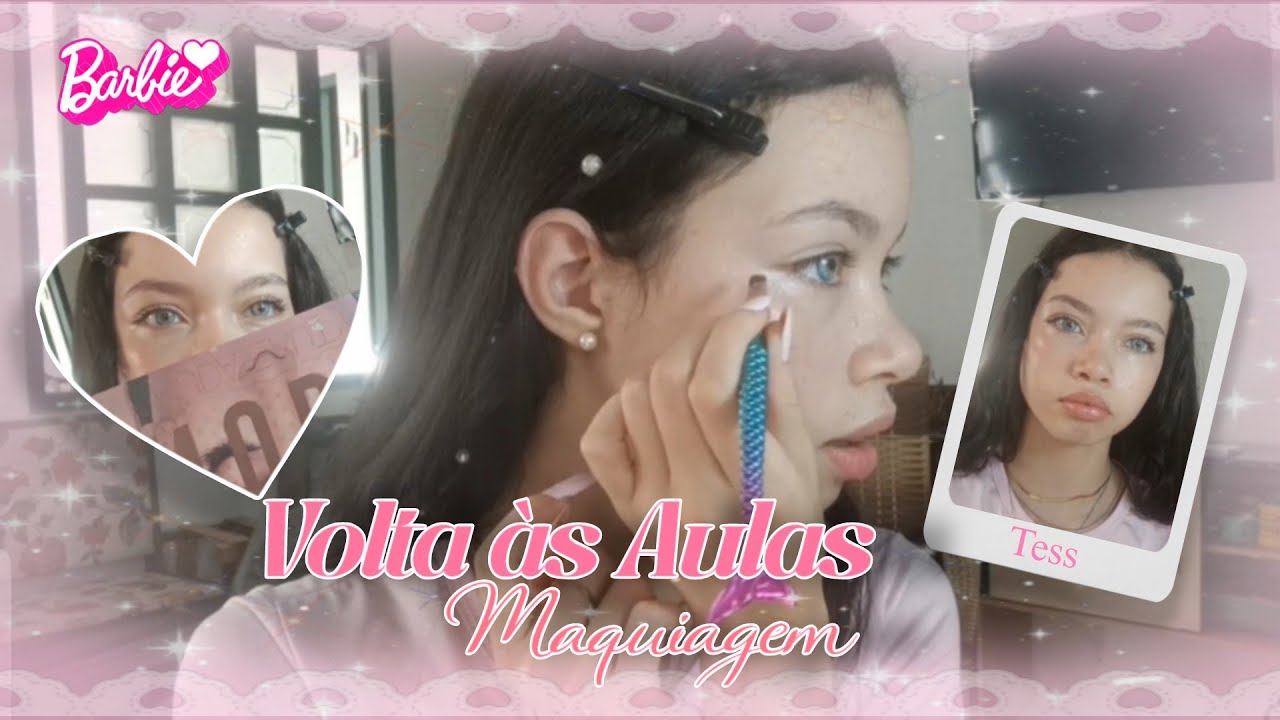 VOLTA ÀS AULAS 🩷 - Maquiagem Simples Tutorial | Tess Jouglard