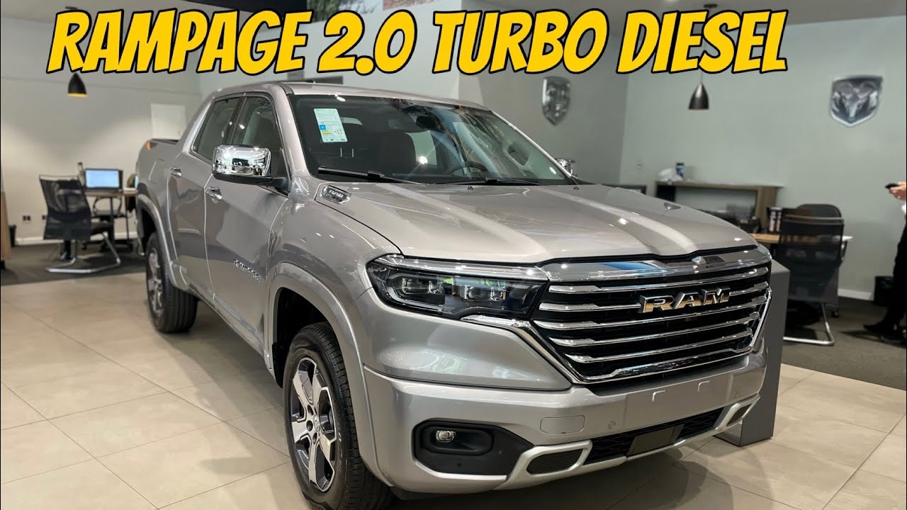 NOVA RAM RAMPAGE LARAMIE 2.0 TURBO DIESEL 4x4 EM DETALHES, INCLUINDO VALORES ! #review