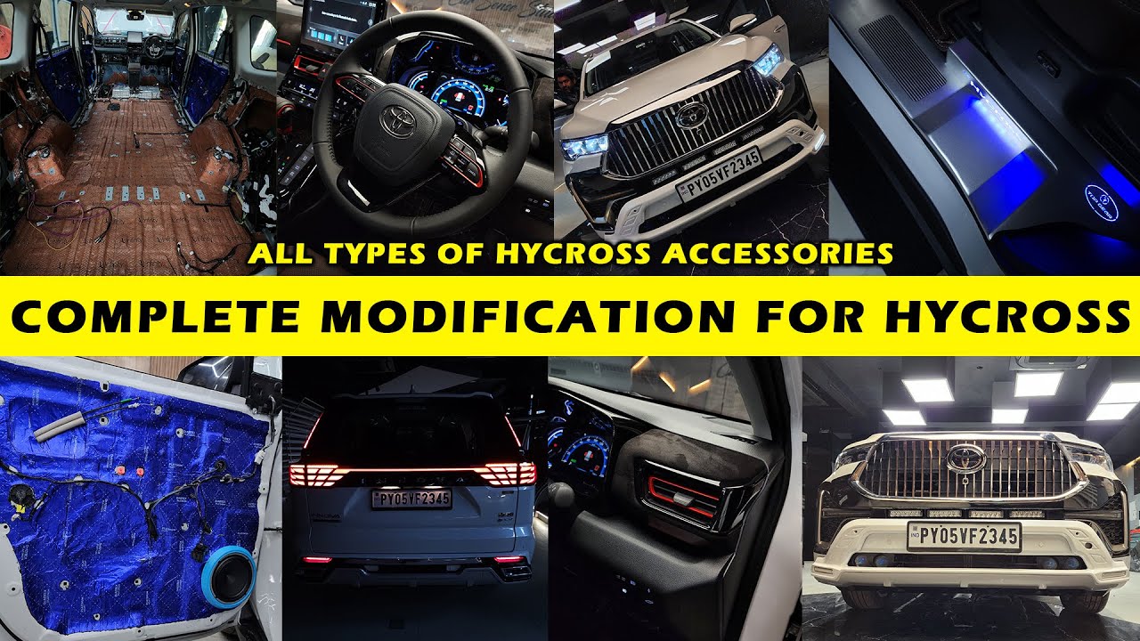 Hycross Modification | Automatic Footstep | Maybach Grill | Sound Solutions | Audio | DashCam