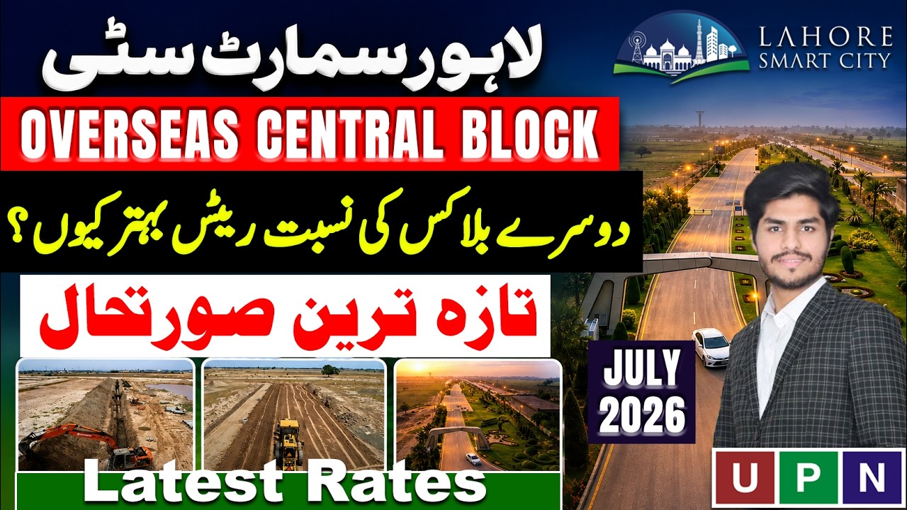 Lahore Smart City | Overseas Central Block | Latest Market Updates | July 2026