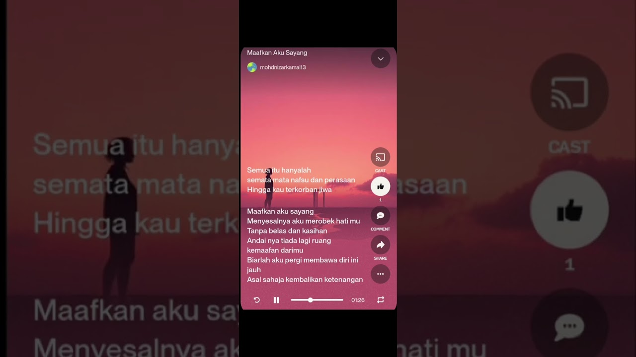 Maafkan Aku Sayang - SENJA MERAH 