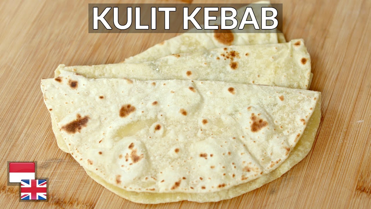 4 Bahan, Anti Sobek! Resep Kulit Tortila / Kulit Kebab [100% Sukses]