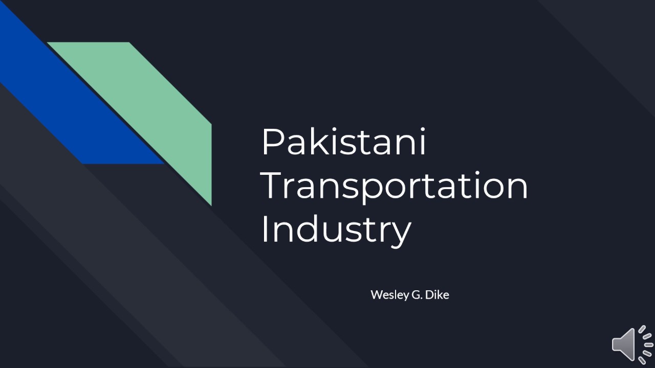 Pakistani Transportation Industry - Futures Project