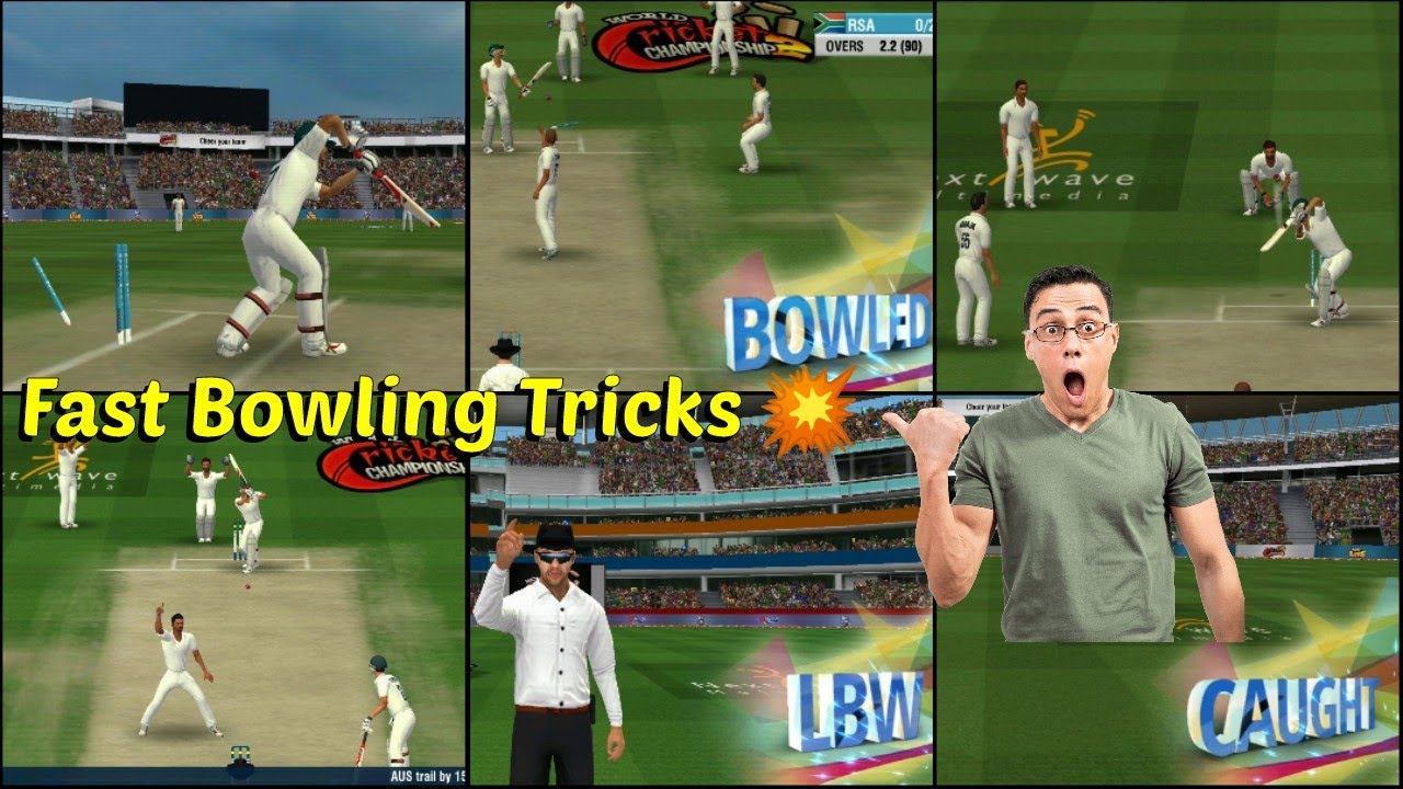 Wcc2 Test Bowling Tricks | Wcc2 Fast Bowling Tricks in Test match | New Tricks in wcc2 Test Match