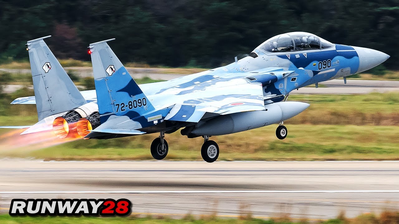Fantastic JASDF Aggressor Colors - Special Eagles at Komatsu Air Base