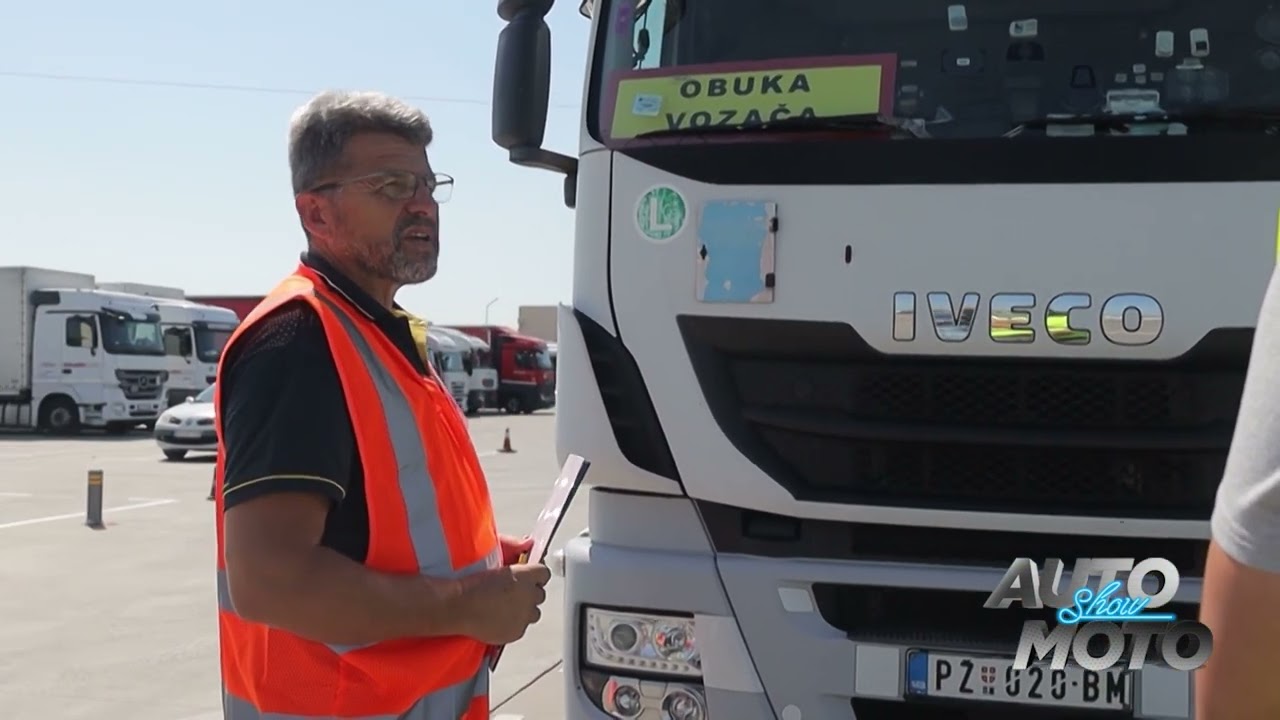 PRAKTIČNA OBUKA PROFESIONALNIH VOZAČA  - AGENCIJA ZA BEZBEDNOST SAOBRAĆAJA - AUTO MOTO SHOW