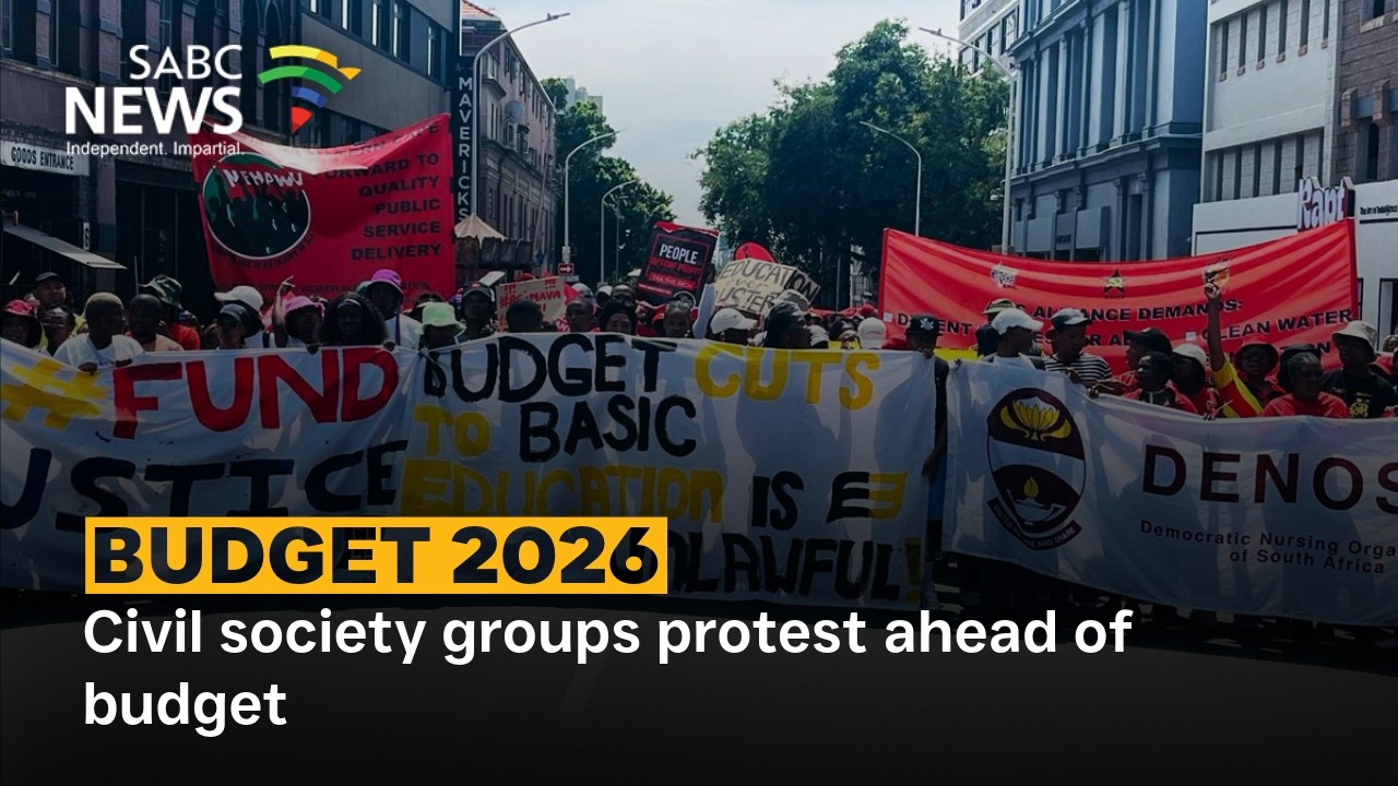 Budget 2026 | Civil society groups protest ahead of budget