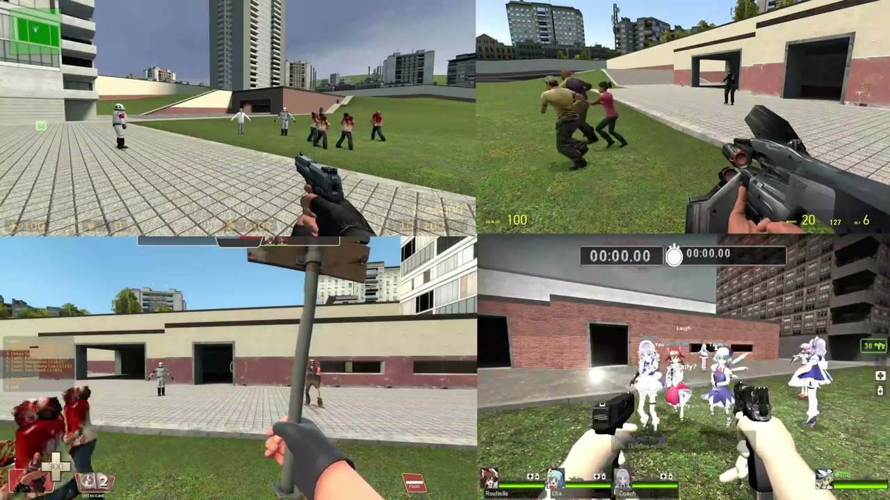 Source Crossplay test 6 (TF2 x GMod, etc crossplay): Left 2 Play Games