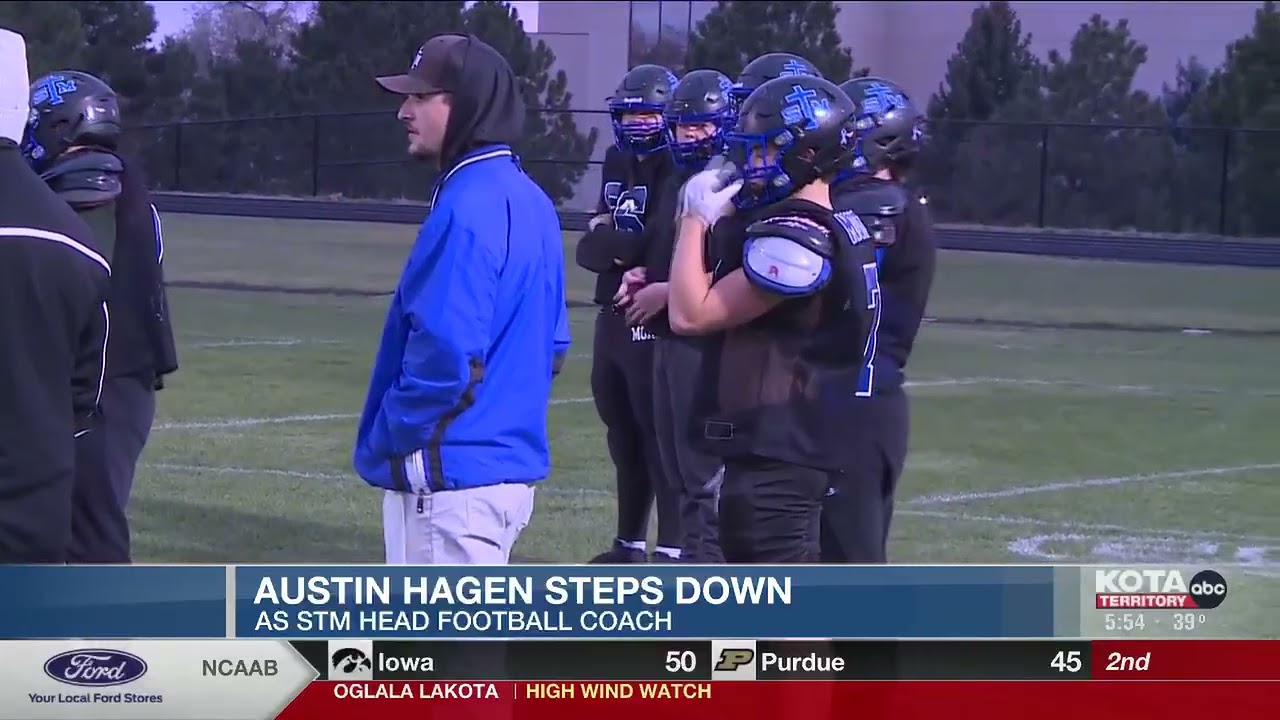 Hagen steps down as STM head football coach