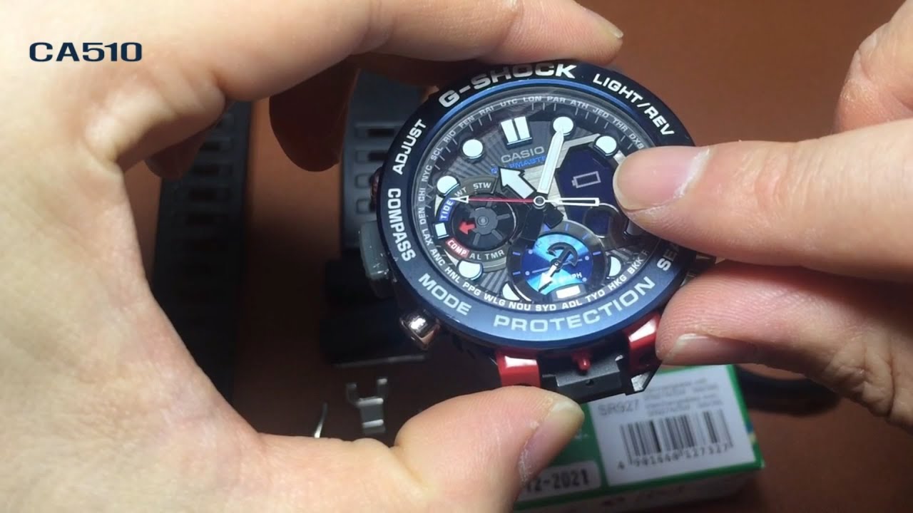 Замена аккумулятора Casio G-Shock GN-1000 Gulfmaster ┃ Замена аккумулятора CASIO G-SHOCK GN-1000 ...