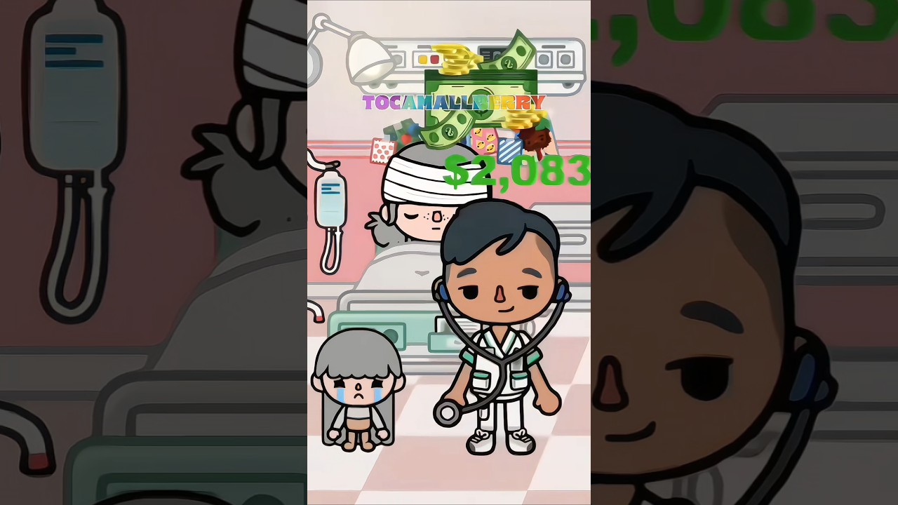 Can I help and make my mother happy?🥹💵 #tocaboca #tocalifeworld #shorts #fyp