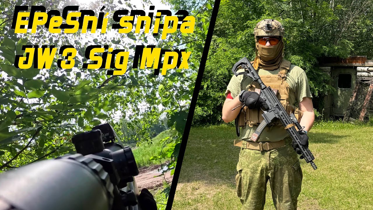 Epesní snipa / HPA Sig MPX | Airsoft akce Přelouč