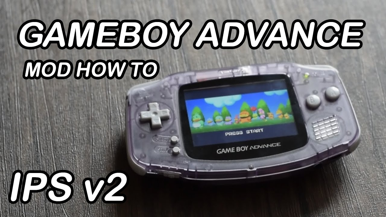 Gameboy Advance Backlight Mod: IPS v2 - How to!