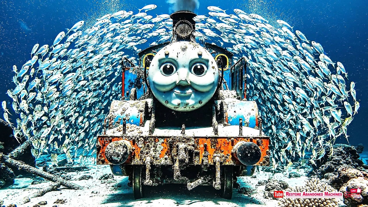 ASMR Restoration: Thomas the Tank Engine Recovered from the Seabed | Full Rebuild