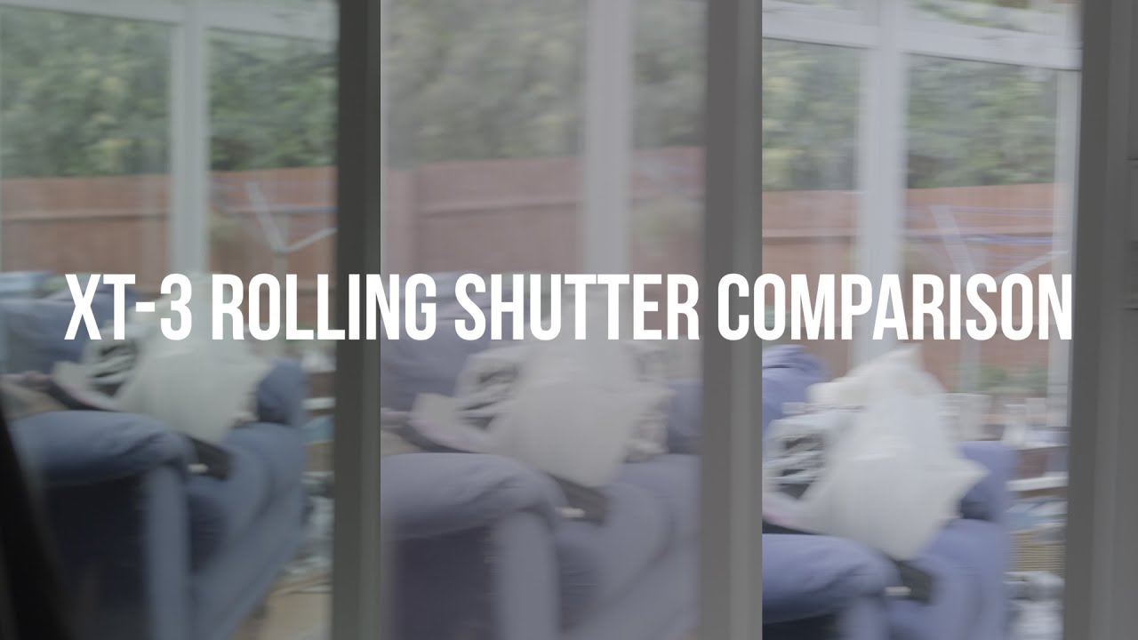 Fuji XT-3,  Rolling Shutter Comparison with the a6500 and FS5