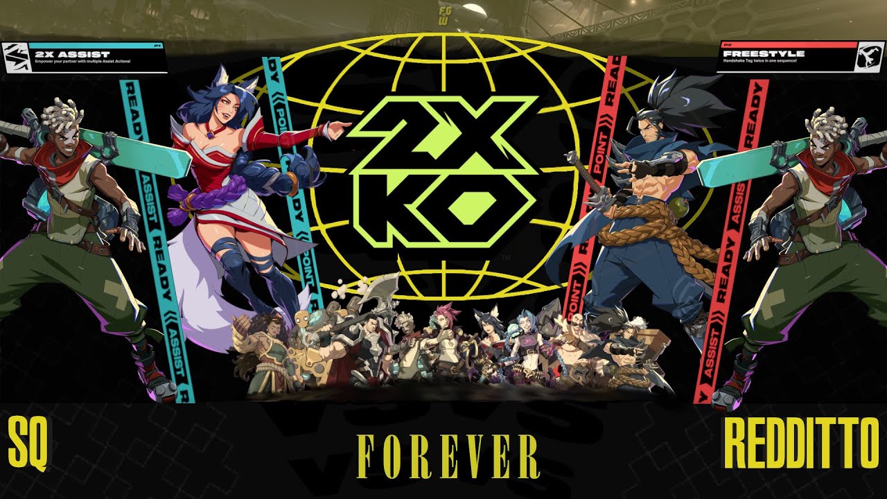 2XKO × SQ «Ahri × Ekko 2x Assist» против RedDitto «Yasuo × Ekko Freestyle» | High Level 2XKO Seas...
