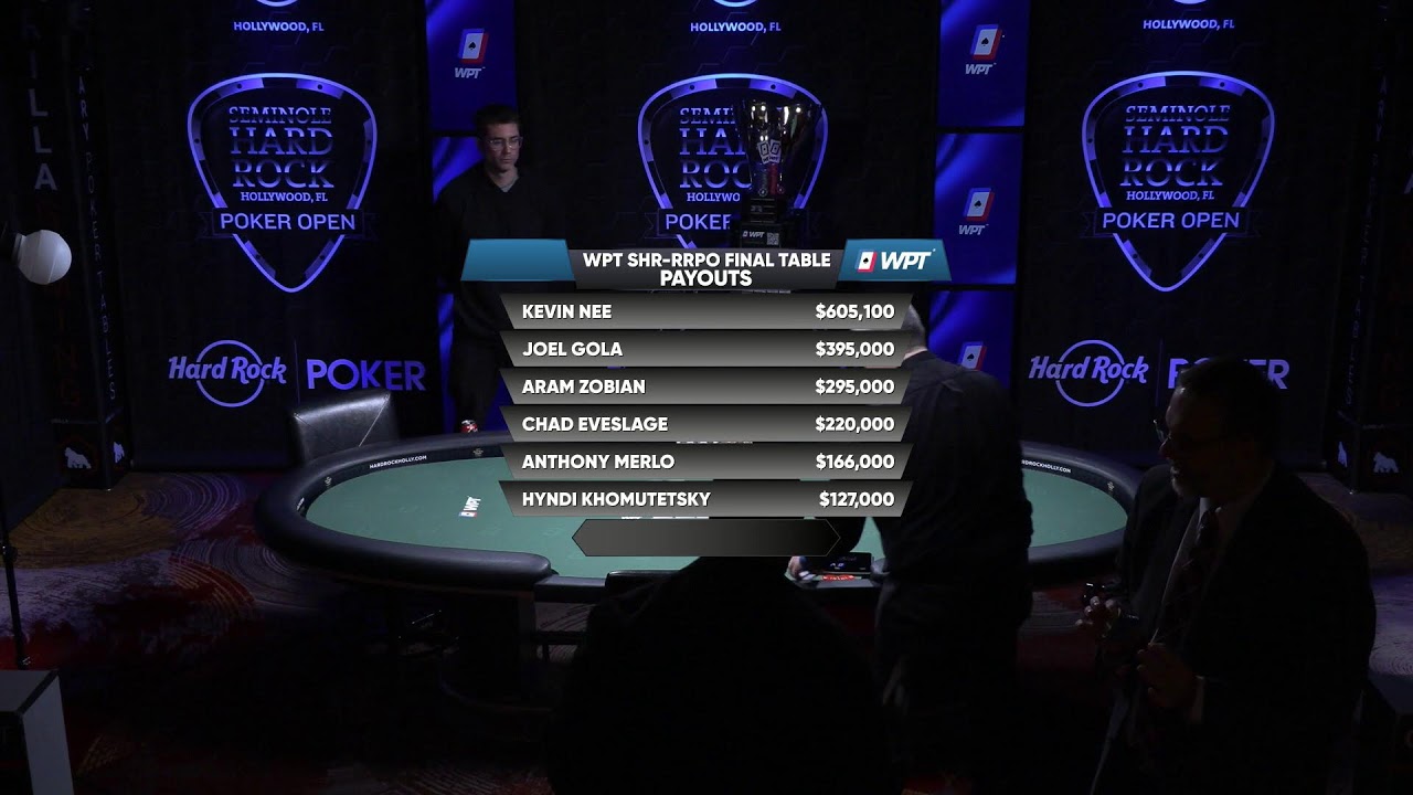 2025 WPT Seminole Rock N' Roll Poker Championship Final Table | $605,100 for 1st!