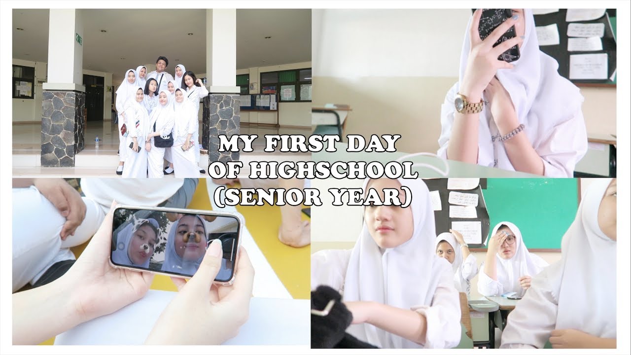 MY FIRST DAY OF HIGHSCHOOL(SENIOR YEAR) | INDONESIA