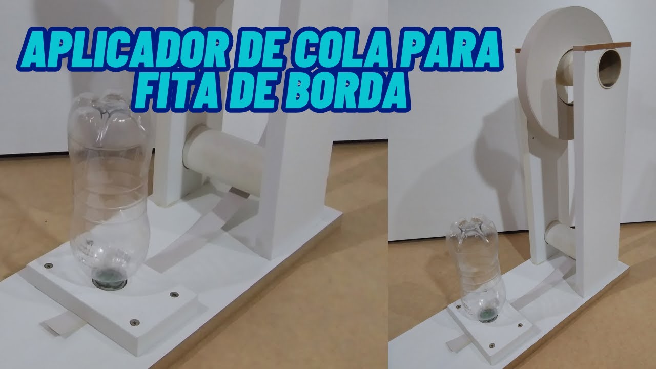 Aplicador de cola de contato para fita de borda, mais agilidade no trabalho!!!