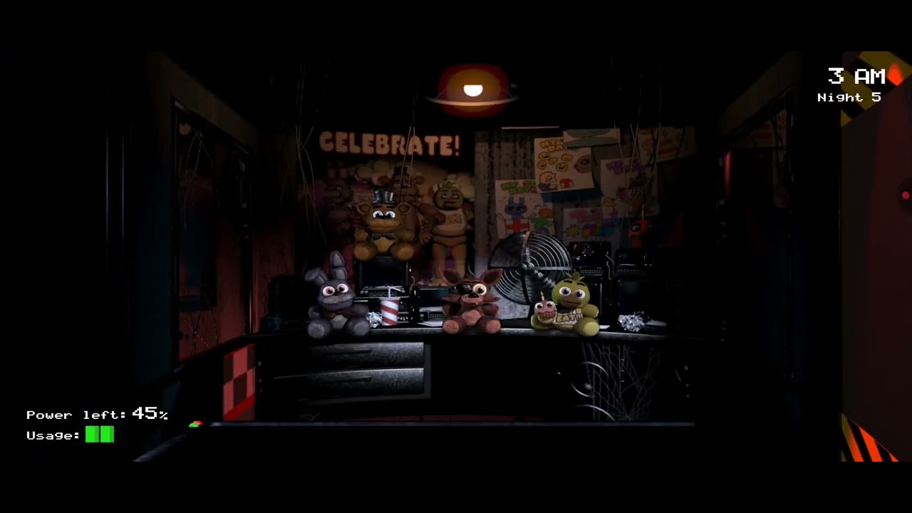 Niedźwiedź 🐻 odwiedził mnie noc 5 fnaf1