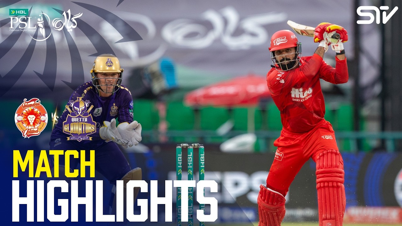 Islamabad United vs Quetta Gladiators | Match 9 Highlights | HBL PSL 11 2026 | MZB1J