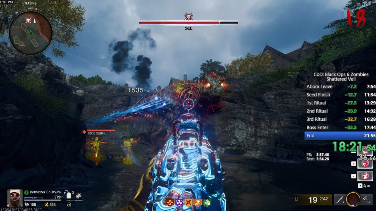 WORLD RECORD SHATTERED VEIL SOLO 21:18