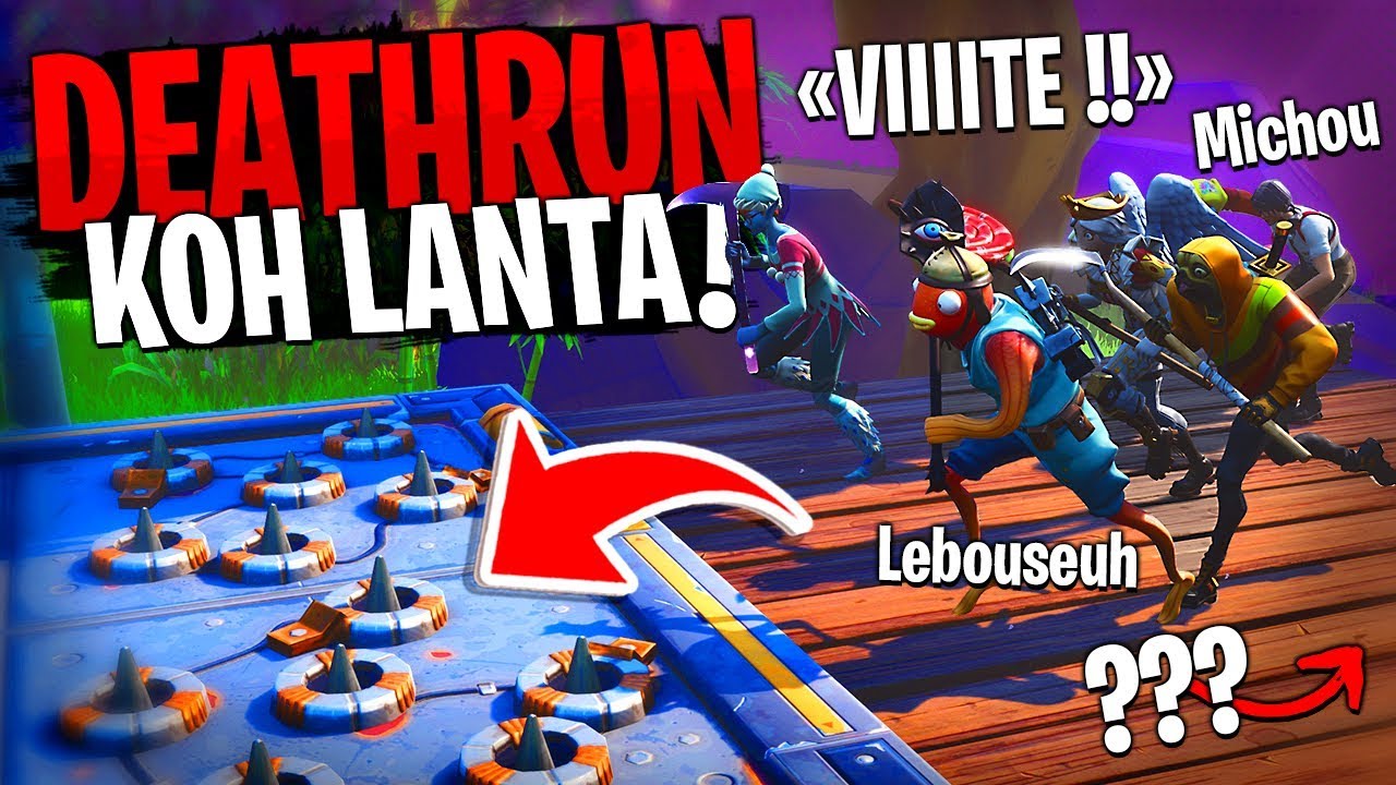 Un nouveau membre dans la Team Croûton ! Qui finira ce Deathrun en 1er sur Fortnite Créatif ?!