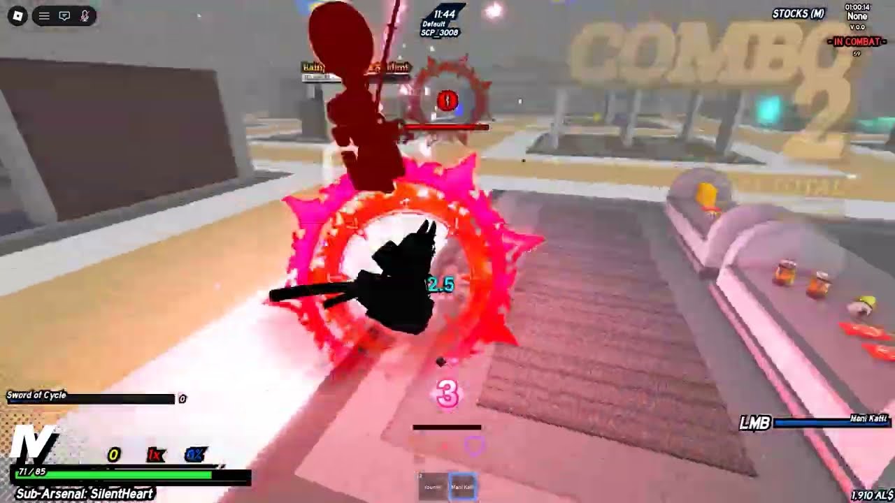 Silentheart Youmu Comboing [ROBLOX Allusions 2 March Playtest]
