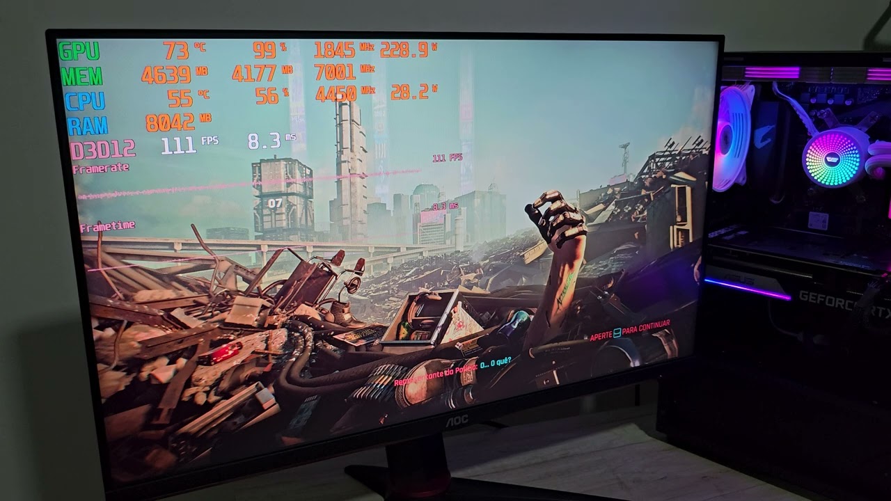 PC Gamer Ryzen 5 5600g, 16Gb 3000Mhz, RTX 3070 8GB