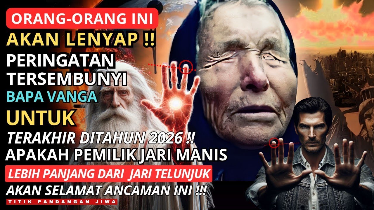 JIWA TERPILIH💫ORANG-ORANG INI AKAN LENYAP PERINGATAN TERSEMBUNYI BABA VANGA UNTUK TAHUN AKHIR 2026😱🚀