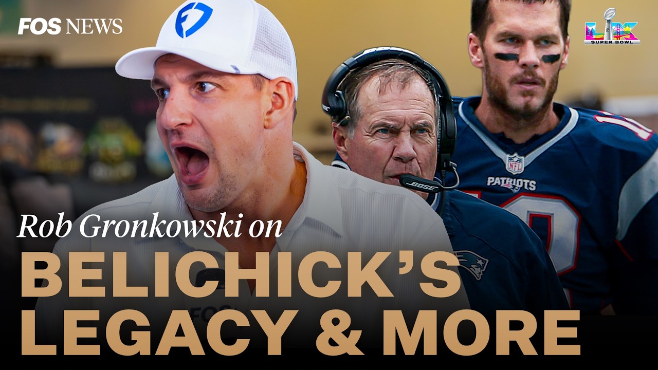 Rob Gronkowski on Brady, Belichick, and Media Fame | Radio Row 2026