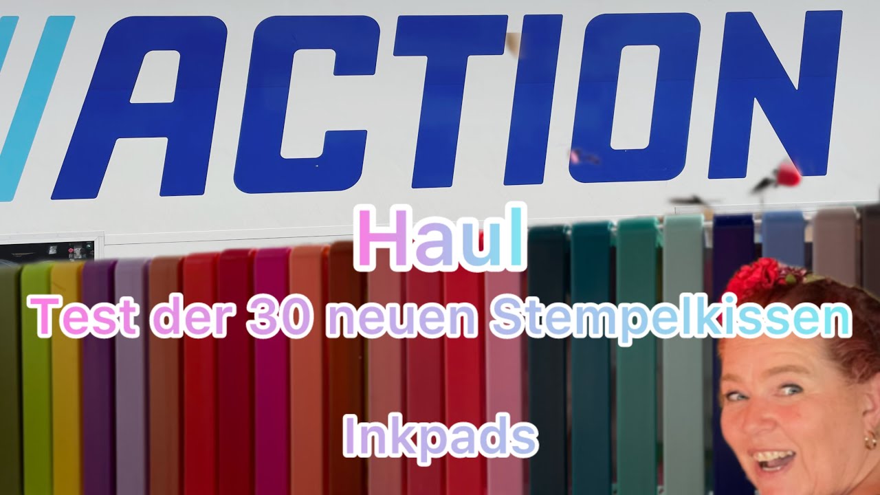 Action Haul 💕 Alle 30 Inkpads 🤩  Stempelkissen getestet 💕 Top oder Flop ? 😘 Test👍