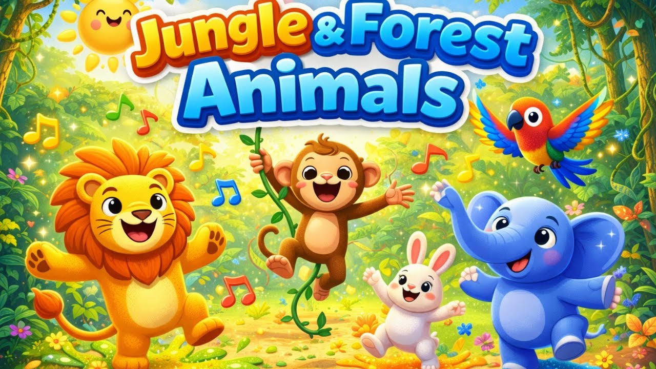 BabyGiggleland | Jungle & Forest Animals OFFICIAL VIDEO